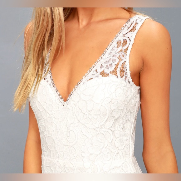 White lace Maxi dress - Picture 5 of 12